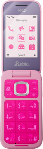 HMD Barbie Dual SIM Mobile with Buttons Pink view 2