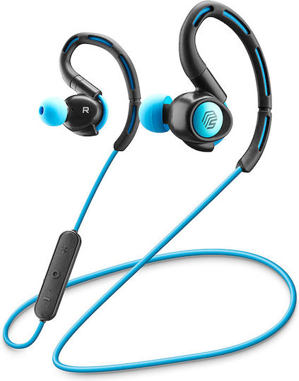 Cellular Line Athlety In-ear Bluetooth Handsfree Earphones with Sweat Resistance Blue view 1
