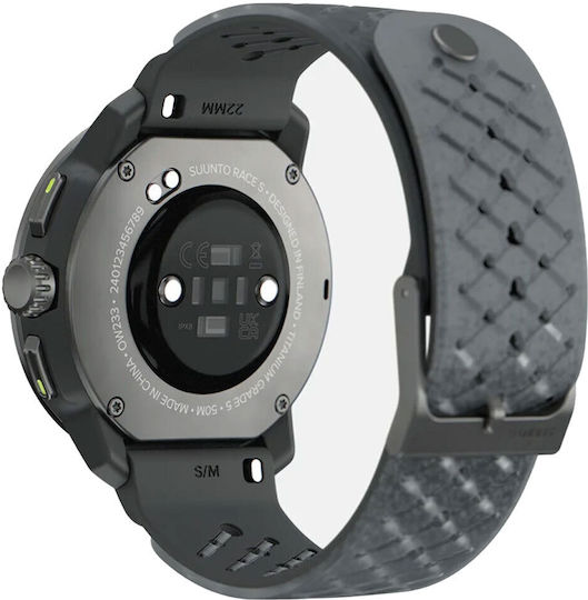Suunto Race S Titanium 45mm Waterproof Smartwatch with Heart Rate Monitor (Graphite) view 5