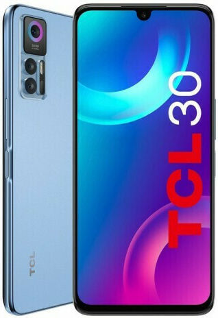 TCL 30+ Dual SIM (4GB/128GB) Muse Blue view 1