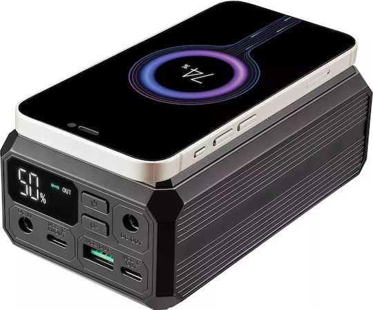 Sandberg Power Bank 27000mAh 100W with USB-A Port and 2 USB-C Ports Power Delivery Black view 5