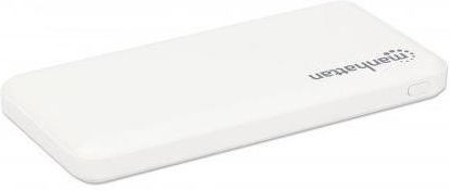 Manhattan 406277 Power Bank 10000mAh with 2 USB-A Ports White