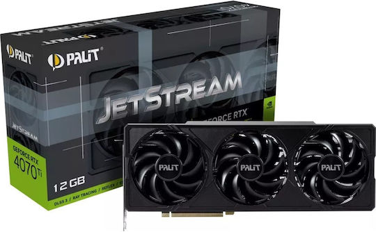 Palit GeForce RTX 4070 Ti 12GB GDDR6X JetStream Graphics Card view 1