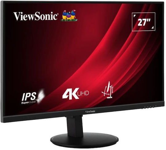 Viewsonic VG2708-4K IPS HDR Monitor 27" 4K 3840x2160 with Response Time 4ms GTG vue 3