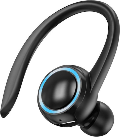 In-ear Bluetooth Handsfree Earphones Black view 1