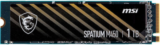 MSI Spatium M450 SSD 1TB M.2 Type with PCI Express 4.0 Connection S78-440L920-P83