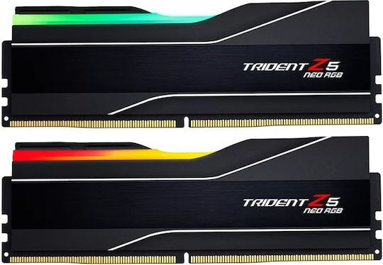 G.Skill Trident Z5 Neo RGB DDR5 32GB RAM with 2x16GB Modules and Speed 6000 for Desktop F5-6000J3636F16GX2-TZ5NR