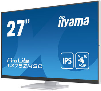 Iiyama Prolite T2752MSC-W1 IPS Touch Monitor 27" FHD 1920x1080 with Response Time 5ms GTG view 4