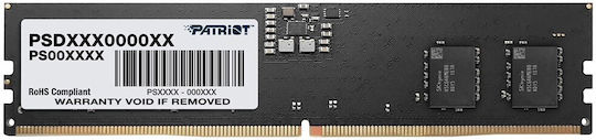 Patriot Signature DDR5 with Module 1x32GB and Speed 5600 for Desktop PSD532G56002