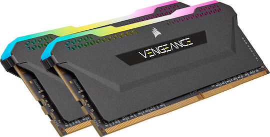 Corsair Vengeance RGB Pro SL DDR4 32GB RAM with 2x16GB Modules and Speed 3200 for Desktop CMH32GX4M2Z3200C16