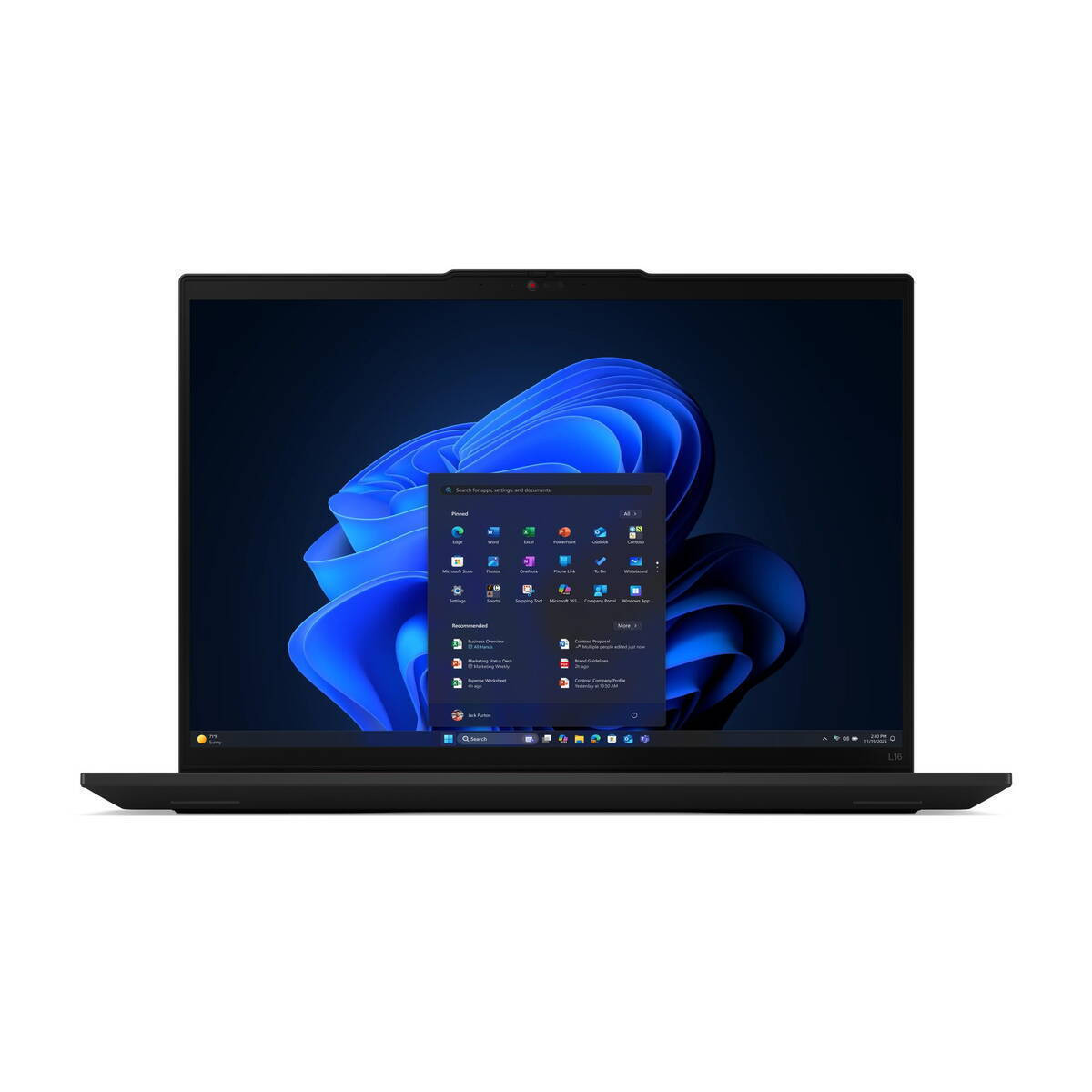 Lenovo ThinkPad L16 G2 16" IPS FHD+ (Ultra 5-225U/16GB/512GB SSD/W11 Pro) Black (International English Keyboard) view 1