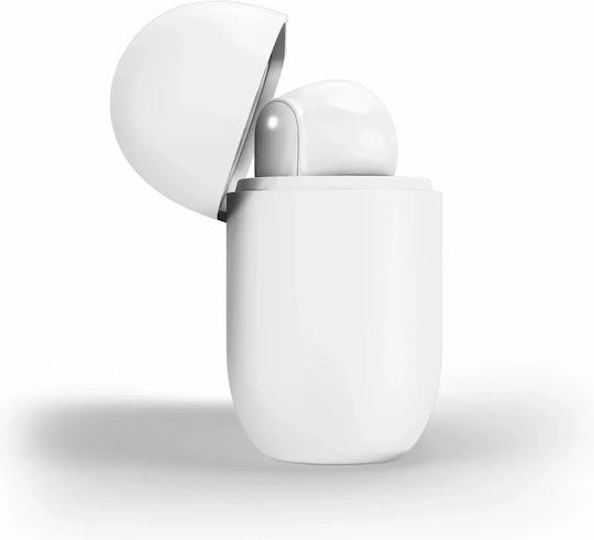 HAMA Passion Clear II In-ear Bluetooth Handsfree Earphones with Charging Case White view 7