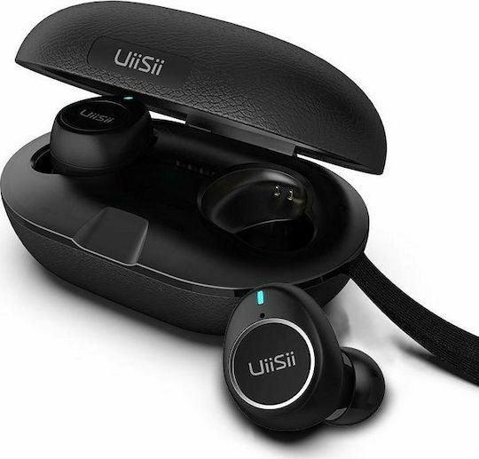 UiiSii TWS60 In-ear Bluetooth Handsfree Earphones with Sweat Resistance and Charging Case Black vue 7