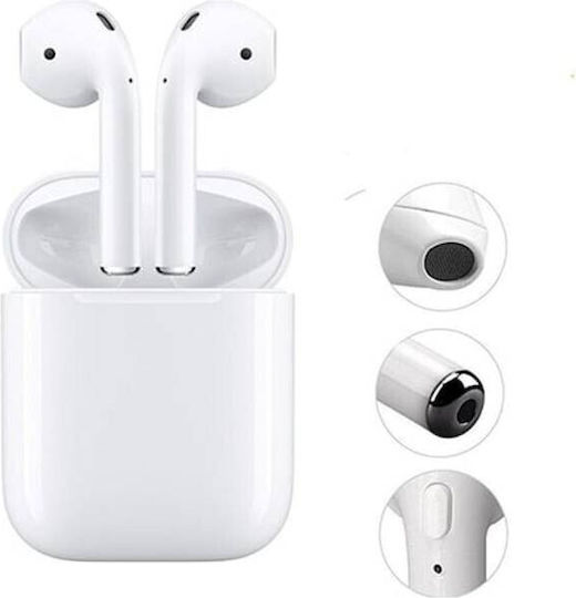 i17 TWS In-ear Bluetooth Handsfree Earphones with Charging Case White view 3