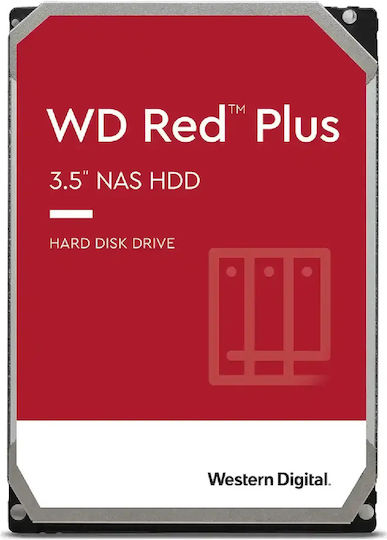Western Digital Red Plus 4TB HDD Hard Drive 3.5" SATA III 5400rpm with 128MB Cache for NAS / Server WD40EFZZ view 2