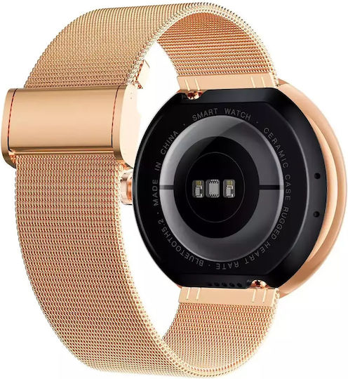 Forever Forevive 5 SB-365 Smartwatch with Heart Rate Monitor (Rose Gold) view 5