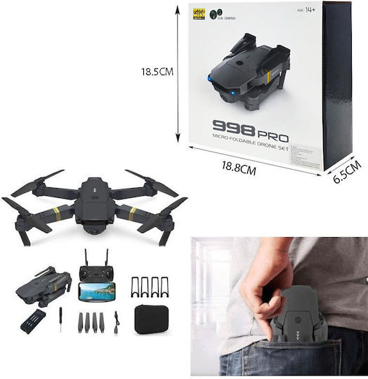 Micro 998Pro Drone with Camera and Controller view 4