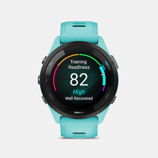 Garmin Forerunner 265 Waterproof Smartwatch with Heart Rate Monitor (Aqua/Black) view 4