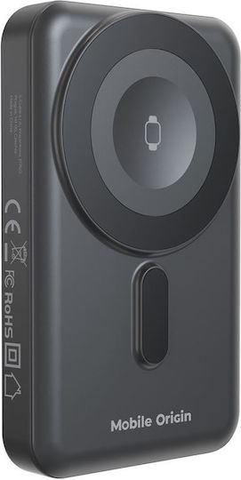 Mobile Origin PB11 MagSafe Power Bank 10000mAh 15W with USB-C Power Delivery Port Black view 7