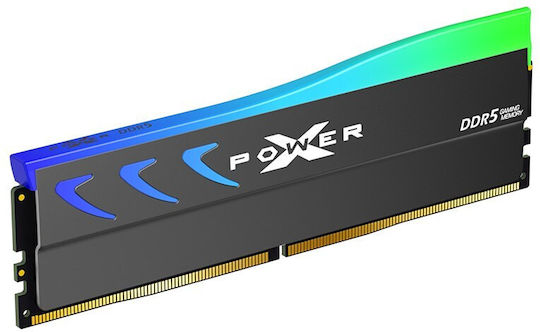 Silicon Power Storm RGB DDR5 with Module 1x32GB and Speed 6000 for Desktop SP032GXLWU60BFSK vue 2