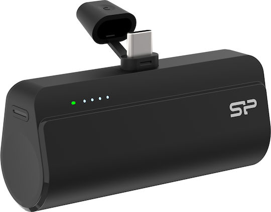Silicon Power QD50 Power Bank 5000mAh 20W with USB-C Port Power Delivery Black