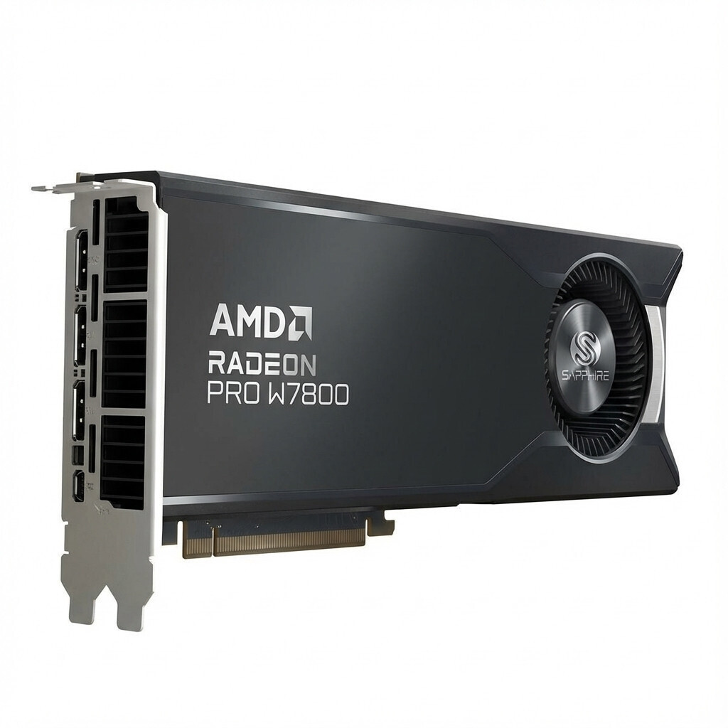 Sapphire Radeon Pro W7800 48GB GDDR6 Lite Graphics Card 32353-01-20G