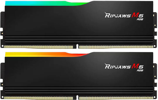 G.Skill Ripjaws M5 RGB DDR5 64GB RAM with 2x32GB Modules and Speed 6000 for Desktop F5-6000J3238G32GX2-RM5RK view 3
