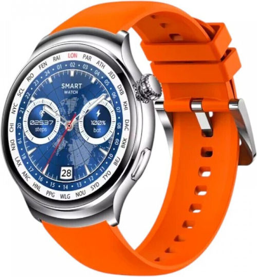 Z93 Pro 49mm Smartwatch with Heart Rate Monitor (Orange)