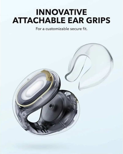 Soundcore by Anker C30i Open Ear Bluetooth Handsfree Earphones with Sweat Resistance and Charging Case Black view 2