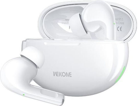 WK WS-16 In-ear Bluetooth Handsfree Earphones with Charging Case White view 1