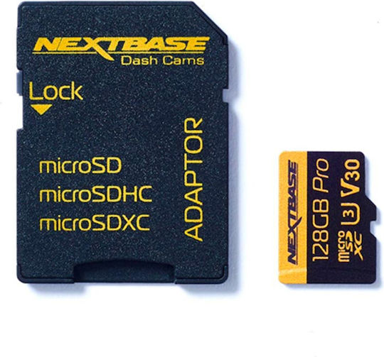 NextBase NextBase SDXC 128GB U3 V30 30MB/s Memory Card with Adapter view 1