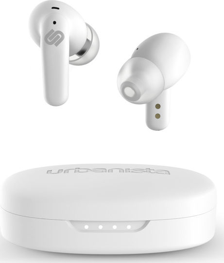 Urbanista Seoul In-ear Bluetooth Handsfree Earphones with Sweat Resistance and Charging Case Pearl White
