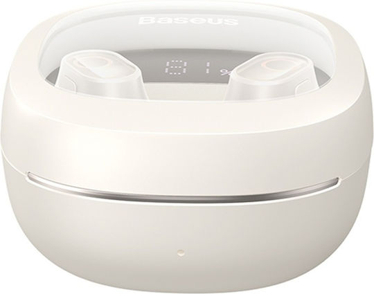 Baseus Bowie WM02+ In-ear Bluetooth Handsfree Earphones with Charging Case White view 2