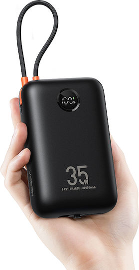 Veger W3018 Power Bank 30000mAh 35W with USB-A Port and USB-C Port Power Delivery / Quick Charge 3.0 Black