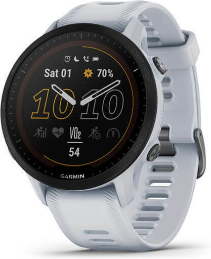 Garmin Forerunner 955 Solar 46mm Waterproof Smartwatch with Heart Rate Monitor (Whitestone) view 3