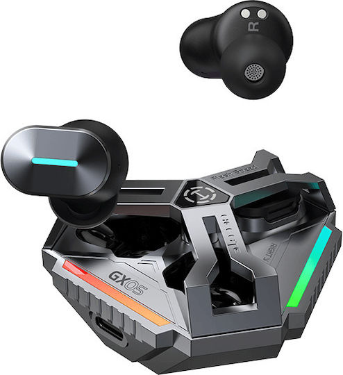 Edifier GX05 In-ear Bluetooth Handsfree Earphones with Sweat Resistance and Charging Case Space Grey view 4