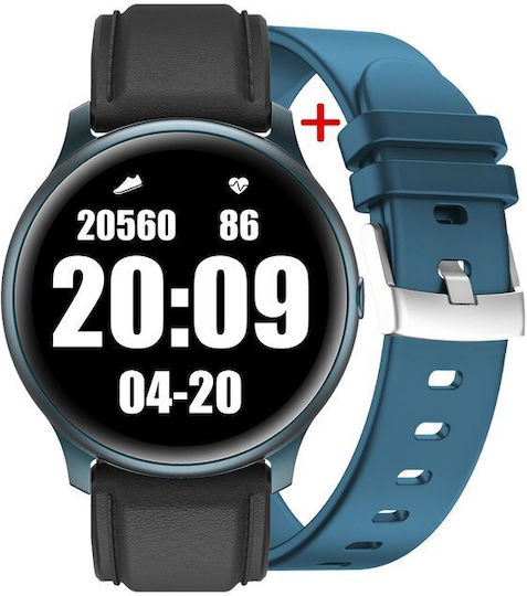 G.Rossi Sg003d 45mm Smartwatch with Heart Rate Monitor (Black)