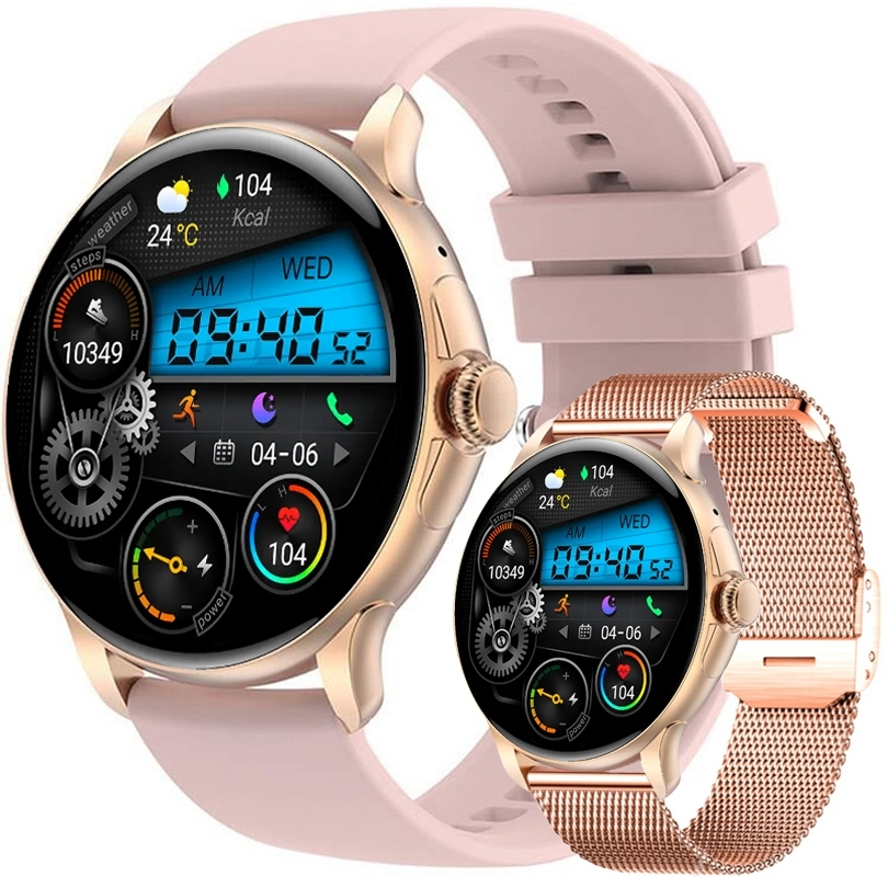 Smartwatch Rubicon Rncf35 Pink Calls Notifications Bt Call προβολή 2