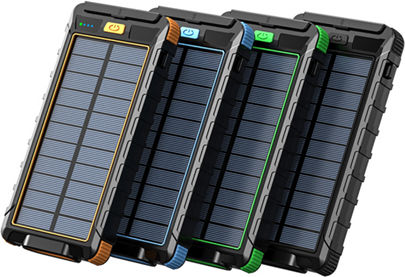 Naxius Solar Power Bank 10000mAh Black view 1