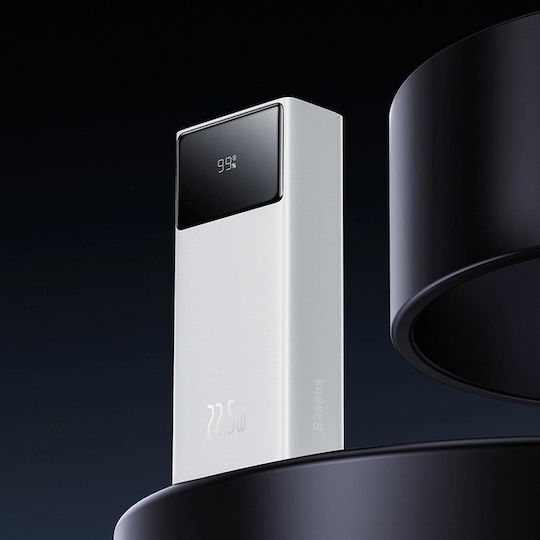 Baseus EnerFill FP41 Power Bank 30000mAh 22.5W with 2 USB-A Ports and USB-C Port White view 9