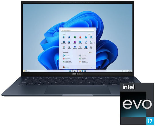 Asus Zenbook S 13 OLED UX5304MA-NQ037W 13.3" (Ultra 7-155U/16GB/1TB SSD/W11 Home) Ponder Blue (UK Keyboard) view 1