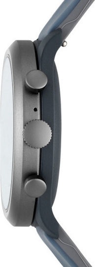Fossil Sport Stainless Steel 43mm Smartwatch with Heart Rate Monitor (Blue) view 5