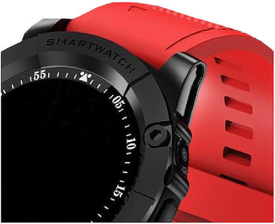 Smartwatch with SIM (Red) view 5