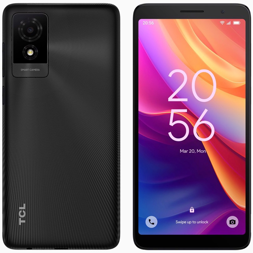 TCL 501 Dual SIM (2GB/64GB) Black view 1