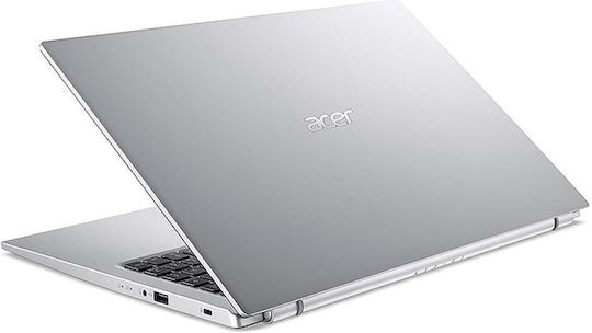 Acer A115-32-C68J 15.6" FHD (Celeron Dual Core-N4500/4GB/128GB Flash Storage/W11 S) Pure silver (GR Keyboard) vue 3