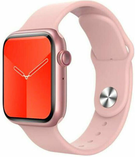 T55 Smartwatch with Heart Rate Monitor (Pink) view 2