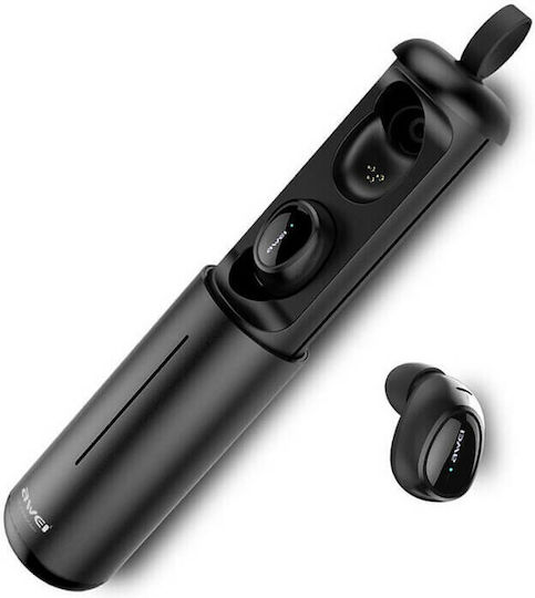Awei T5 In-ear Bluetooth Handsfree Earphones with Sweat Resistance and Charging Case Black Ansicht 6
