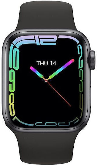 Z51 45mm Smartwatch with Heart Rate Monitor (Black) view 2