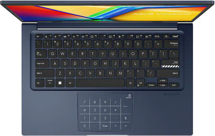 Asus Vivobook 14 X1404VA-I512256 X1404VA-I512256 14" FHD (i5-1334U/12GB/256GB SSD/W11 Home) Quiet Blue (US Keyboard) view 3