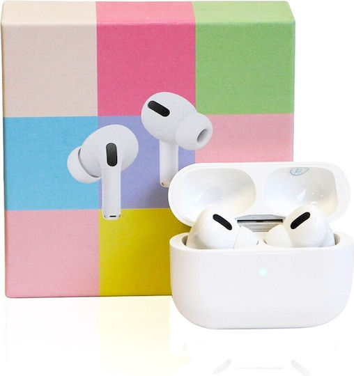 In-ear Bluetooth Handsfree Earphones with Charging Case White view 1